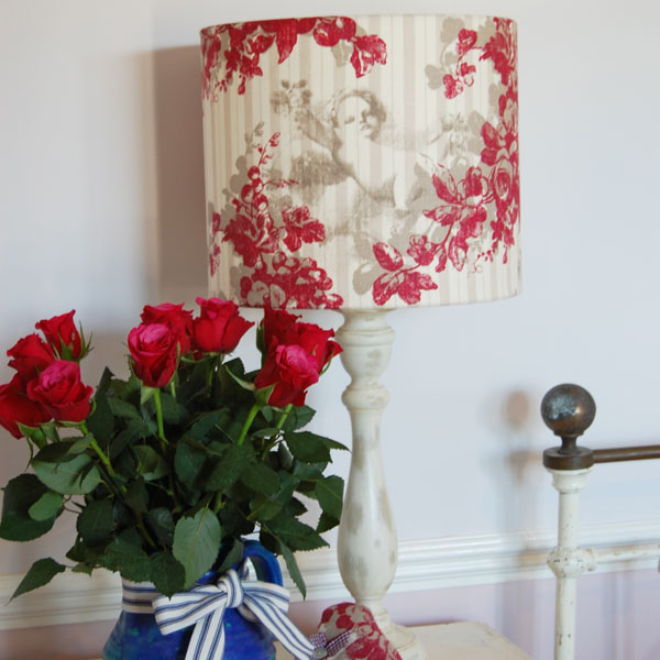 rose angelico linen lamshade 